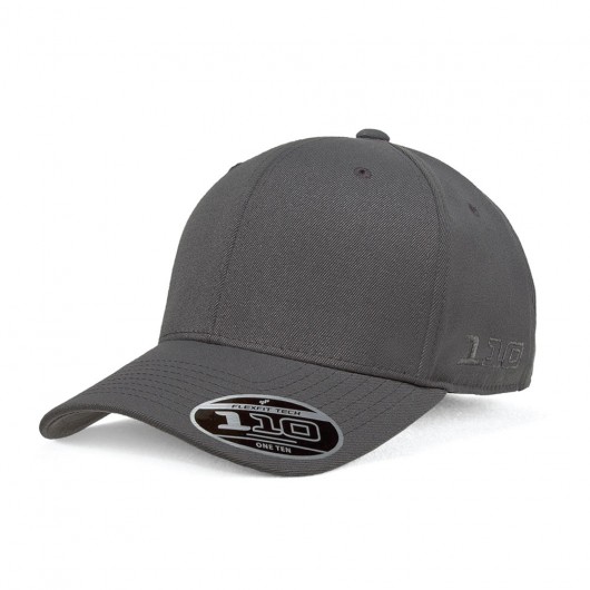 Dark Grey Flexfit Cotton Twill Snapback Caps